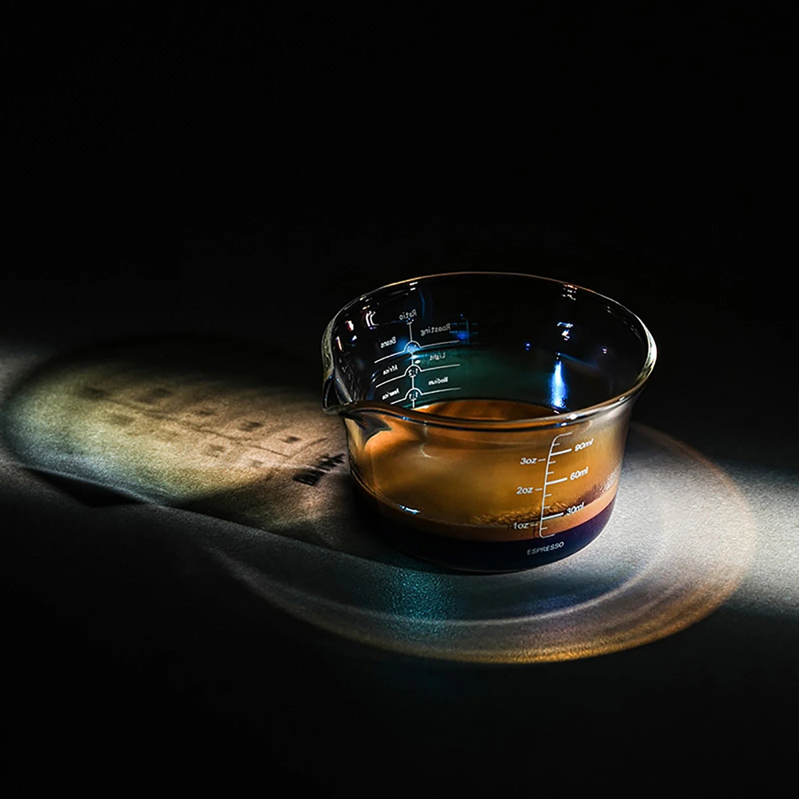 MHW-3BOMBER GLASS MEASURING - SINGLE SPOUT - 120ML