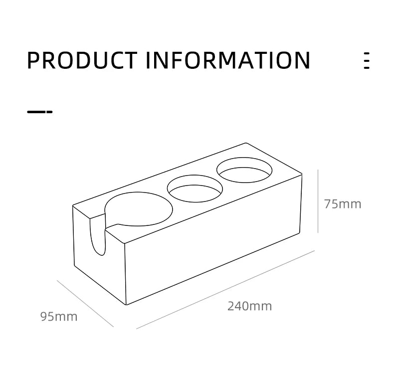 MHW-3BOMBER WOOD PORTAFILTER HOLDER 58MM