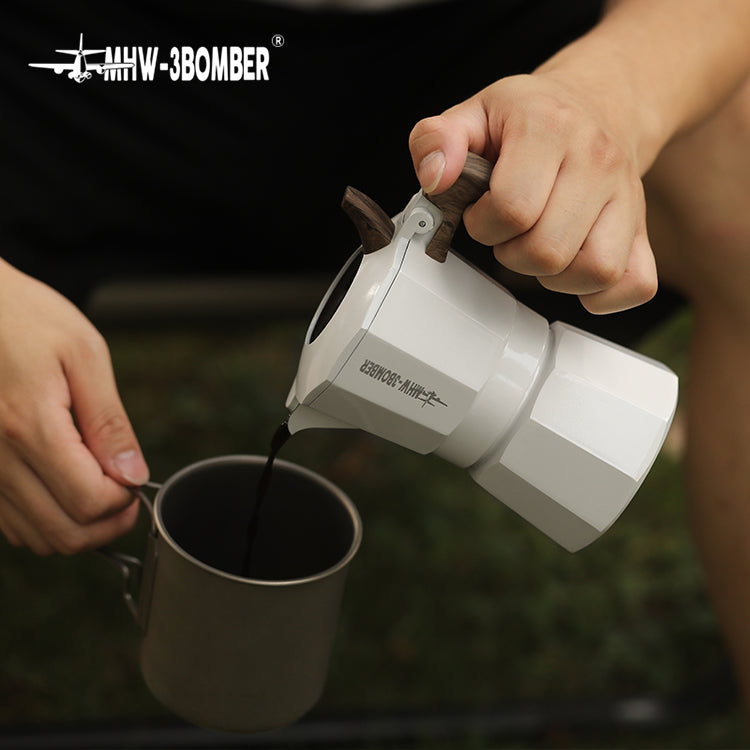 MHW-3BOMBER DOUBLE VALVE MOKA POT 100ML