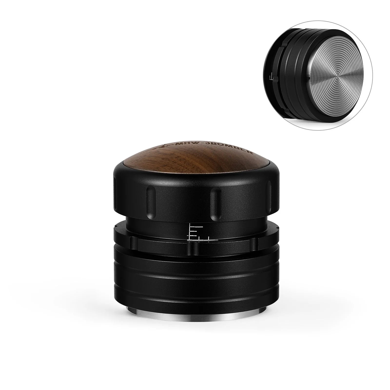 MHW-3BOMBER MEMORY SERIES SLOW REBOUND TAMPER BLACK RIPPLE 58.35MM